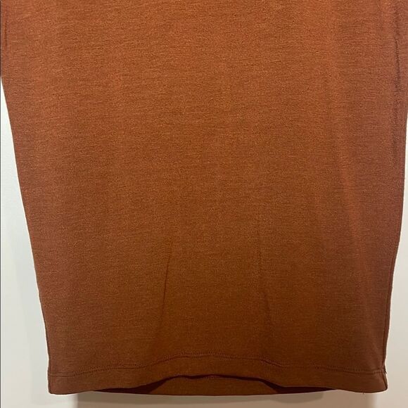 Elegant Brown casual pencil skirt - Picture 3 of 7